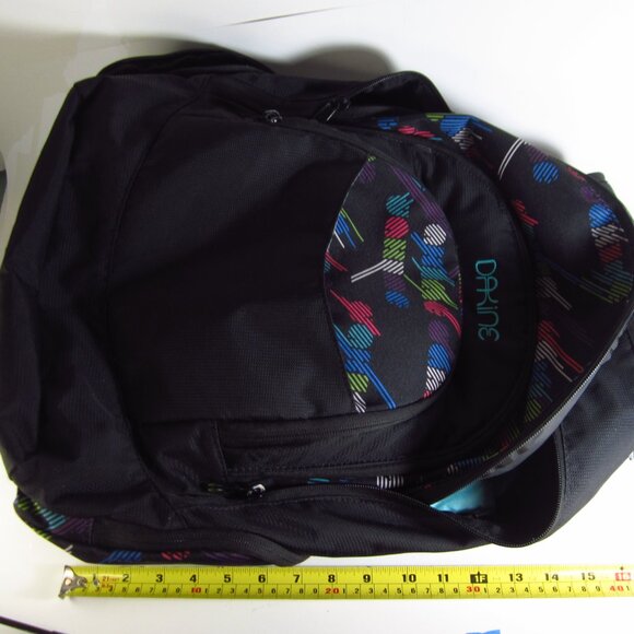 Dakine Womens School Backpack Black Padded GUC - Picture 10 of 11